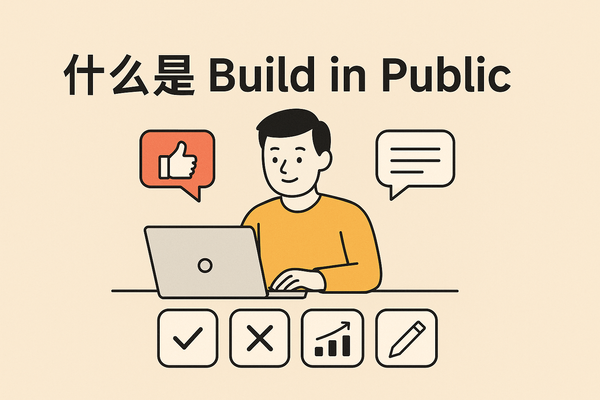 什么是 build in public？